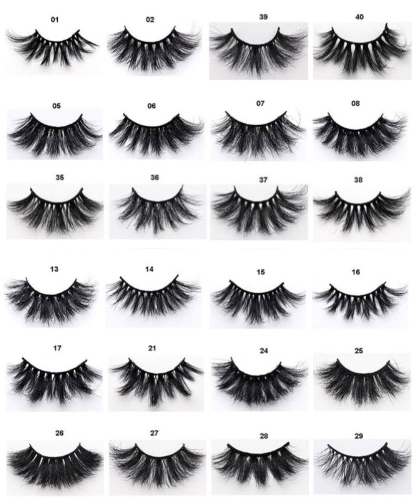 3D 25MM MINK LASHES